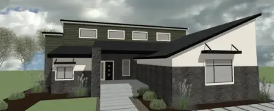 Contemporary Ranch Design — Architectural & Building Design Services project by Unique Custom Home Plans, LLC