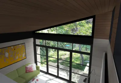Contemporary Art Studio in a Verdant Garden — Architectural & Building Design Services project by Tracy A. Stone Architect