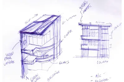 Contemporary coastal residence — Architectural & Building Design Services project by Innovative Habitat Architecture + Design