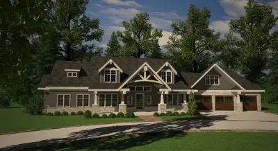 Upper St. Claire New Home — Architectural & Building Design Services project by Gaskill Architecture