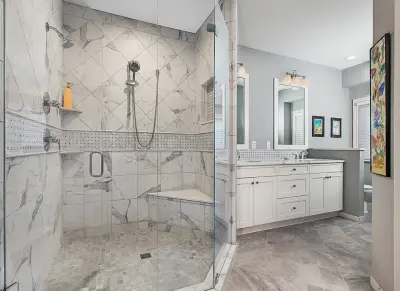 Newport Restroom — Architectural & Building Design Services project by Angelini And Associates Architects