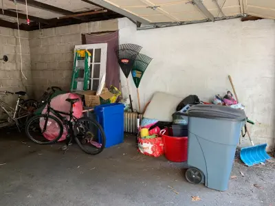 Garage Declutter - Space for Vehicles Now — Professional Home Organizers project by Space Therapy Montclair, LLC