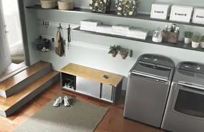 Laundry Space Organization and Storage — Professional Home Organizers project by Gladiator