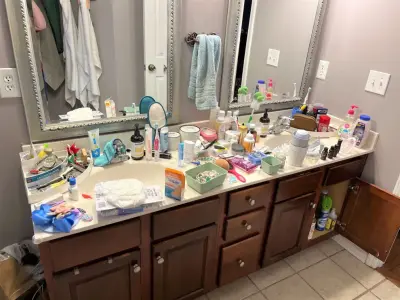 Restroom — Professional Home Organizers project by Calm Cottage Coaching