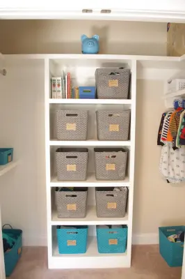 Kids' Wardrobe — Professional Home Organizers project by The Merry Organizer