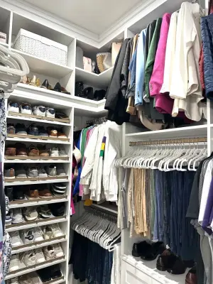 Wardrobe Arrangement — Professional Home Organizers project by Professional Organizers Baton Rouge