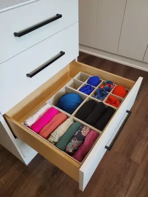 Wardrobe Renovation — Professional Home Organizers project by NEAT Method Cedar Rapids