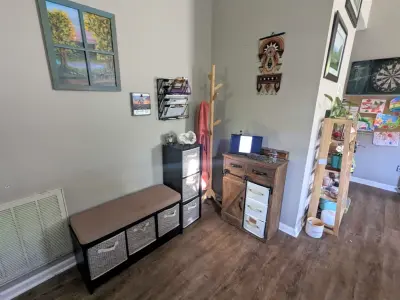 Landing Area — Professional Home Organizers project by Calm Cottage Coaching