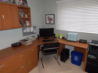 Home Workspace Arrangement — Professional Home Organizers project by OrganizedWisely LLC