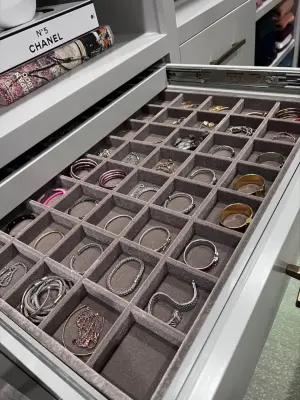 Bespoke jewelry drawer insert organizers — Professional Home Organizers project by Beauty By Eden LLC
