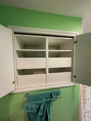 Restroom Organization by ShelfGenie Of Columbus