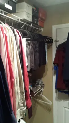 Men's Closet Arrangement 2016 - North Charleston ML — Professional Home Organizers project by STR8N UP Professional Organizing Services