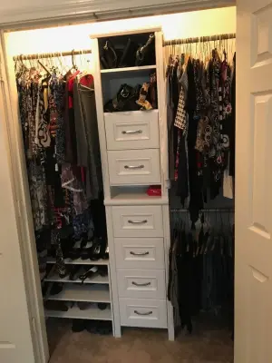 Midtown Wardrobe — Professional Home Organizers project by Amy Arnold Professional Organizer