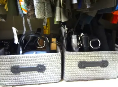 Master Bedroom Closet Organization — Professional Home Organizers project by Pure & Simple Organizing