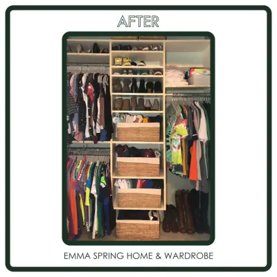 Compact Wardrobe Management — Professional Home Organizers project by Emma Spring Home & Wardrobe