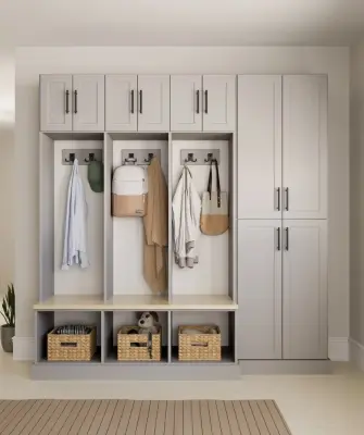 Entrances and Utility Rooms — Professional Home Organizers project by EasyClosets