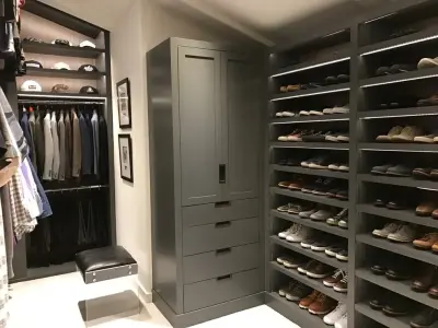 Incredible Men's Wardrobe by Closet Solutions