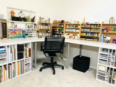 Creative Studio — Professional Home Organizers project by Organized By Keli & Co.