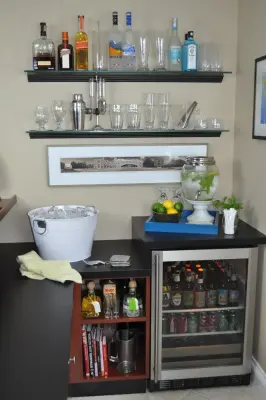 Home Bar Organization Options - Williamsburg, VA by Abundance Organizing