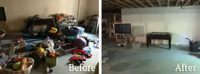Cellar and Carport — Professional Home Organizers project by Beth Spiroff Organizing