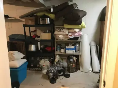 Organizing the Basement for Work and Play Space — Professional Home Organizers project by Clutter Crazy