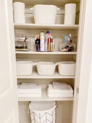 Restroom and Laundry Room — Professional Home Organizers project by Organize With A.S.H Home LLC