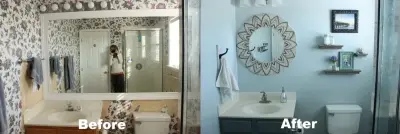 Restroom Renovation — Professional Home Organizers project by Simple Spaces