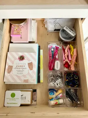 Restroom Organization by Professional Organizer New Orleans