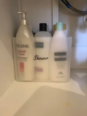 Restroom Organization — Professional Home Organizers project by Organize Dwell