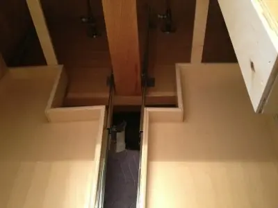 Bathroom Pull-Out Shelves — Professional Home Organizers project by ShelfGenie Of Columbus
