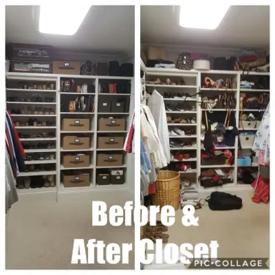 Sleeping Quarters and Wardrobes — Professional Home Organizers project by Kentuckiana Professional Organizer