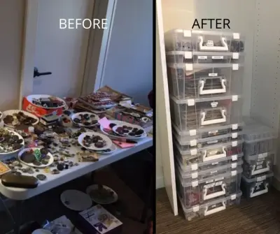 Button initiative — Professional Home Organizers project by Decluttering Key