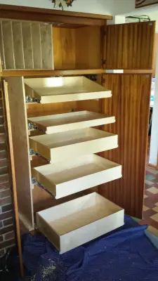 Pantry Cabinet — Professional Home Organizers project by ShelfGenie Of Columbus