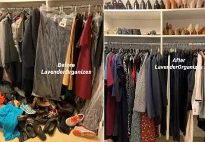Storage for Clothes and Linens — Professional Home Organizers project by Lavender Organizes