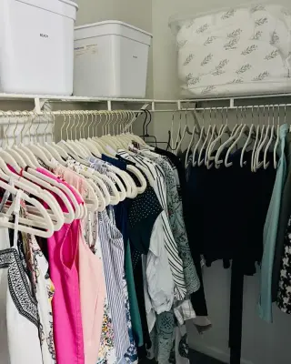 Wardrobe — Professional Home Organizers project by Categorically Caroline