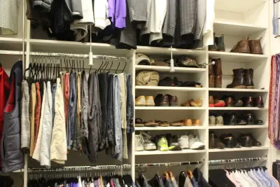 Creative Couple's Dream Closet by Melanie Johnson - Closets By Melanie