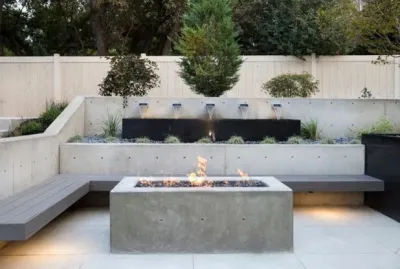 Fire Features — Landscape Construction project by Interior & Exterior Environmental Designs in San Diego