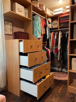 Bespoke Dressing Room Design — Professional Home Organizers project by Harmony Home Concepts