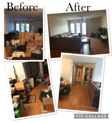 Lounge and dining areas — Professional Home Organizers project by Kentuckiana Professional Organizer