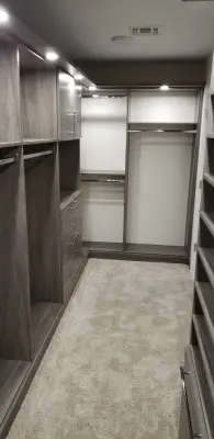 DLF Wardrobe — Professional Home Organizers project by Organized By Design, AZ