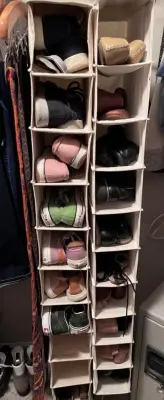 Optimizing closet space through over-the-door storage solutions — Professional Home Organizers project by Tonya Neihardt
