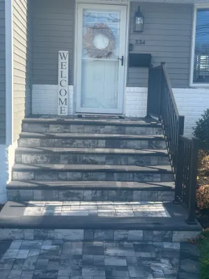 Massapequa Park | Modern Landscape And Hardscape Renovation — Landscape Construction project by Joseph Matthew Landscape Inc Design & Build