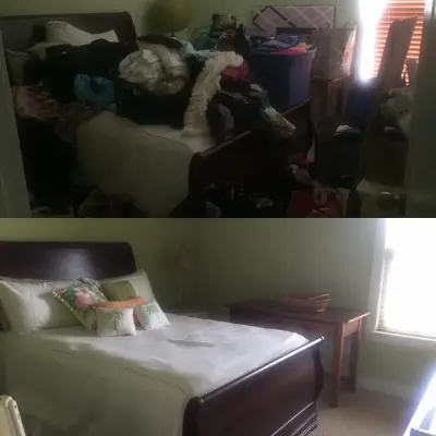 Decluttering the Guest Bedroom — Professional Home Organizers project by The Clutter Consultant