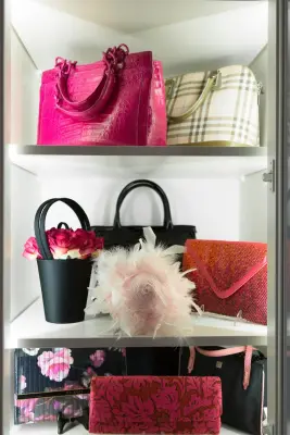Closet Storage for Handbags and Scarves by Abundance Organizing