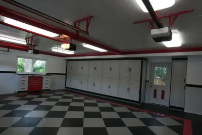 Luxury Garage and Showroom — Professional Home Organizers project by Closet Solutions