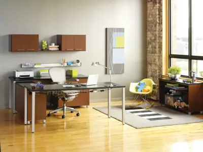 Home Workspace Arrangement — Professional Home Organizers project by Clutter Pro, Inc.