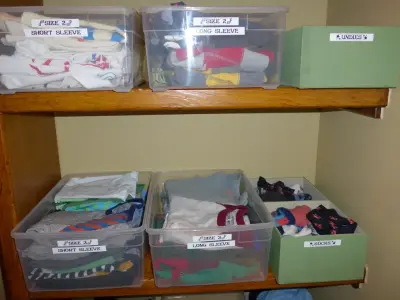 CHILDREN'S WARDROBE — Professional Home Organizers project by Austin Organizing Solutions