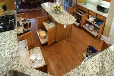 Base Cabinet for the Kitchen — Professional Home Organizers project by ShelfGenie Of Columbus
