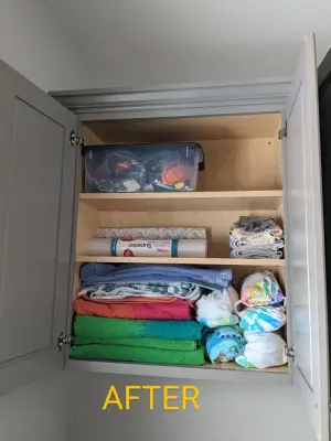 Laundry Space Zone — Professional Home Organizers project by Tidy Archival