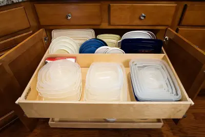 Covers, Cookware, and Utensils — Professional Home Organizers project by ShelfGenie Of Columbus